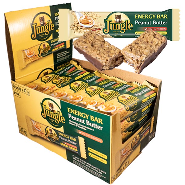 Jungle Energy Bar Peanut Butter 47gx30st