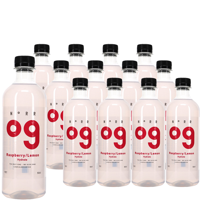 Funktionsdryck Raspberry/Lemon 12-pack - 23% rabatt