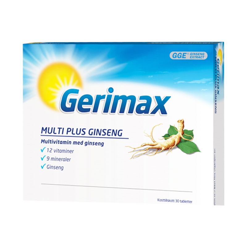 Kosttillskott "Multi Plus Ginseng" 30-pack - 37% rabatt