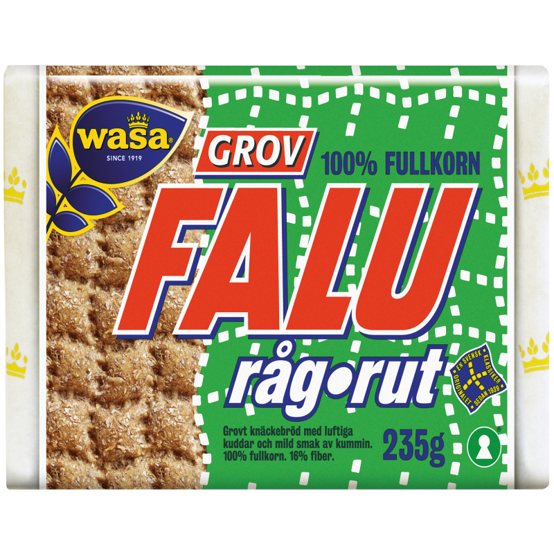 Knäckebröd "Råg-Rut Grov" 235g - 13% rabatt