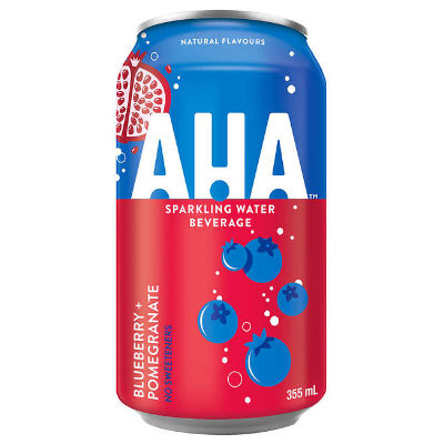 AHA Blueberry Pomegranate Sparkling Water 355ml