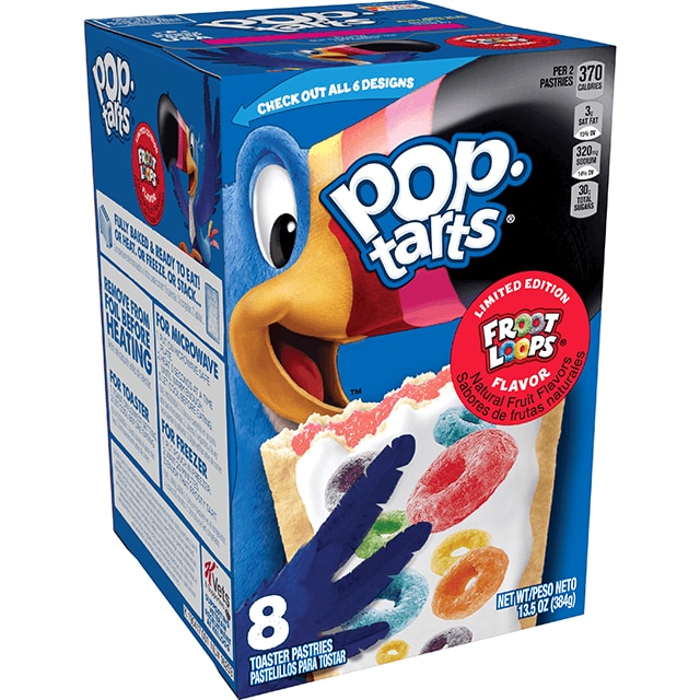 Kelloggs Pop-Tarts Froot Loops LTD Ed. 384g