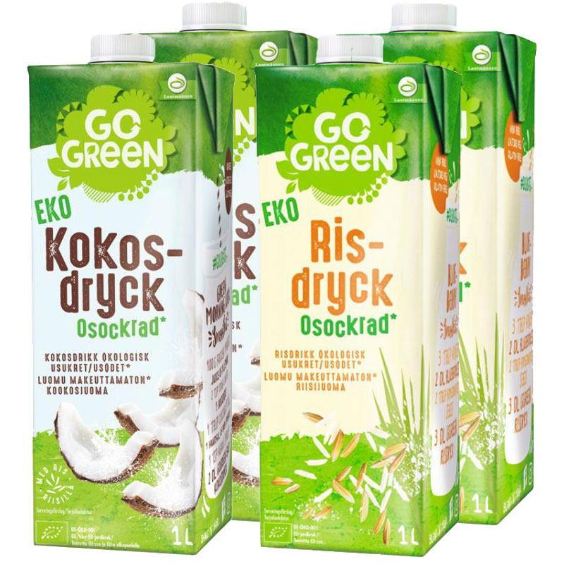 Växtbaserade Drycker 4 x 1l - 54% rabatt