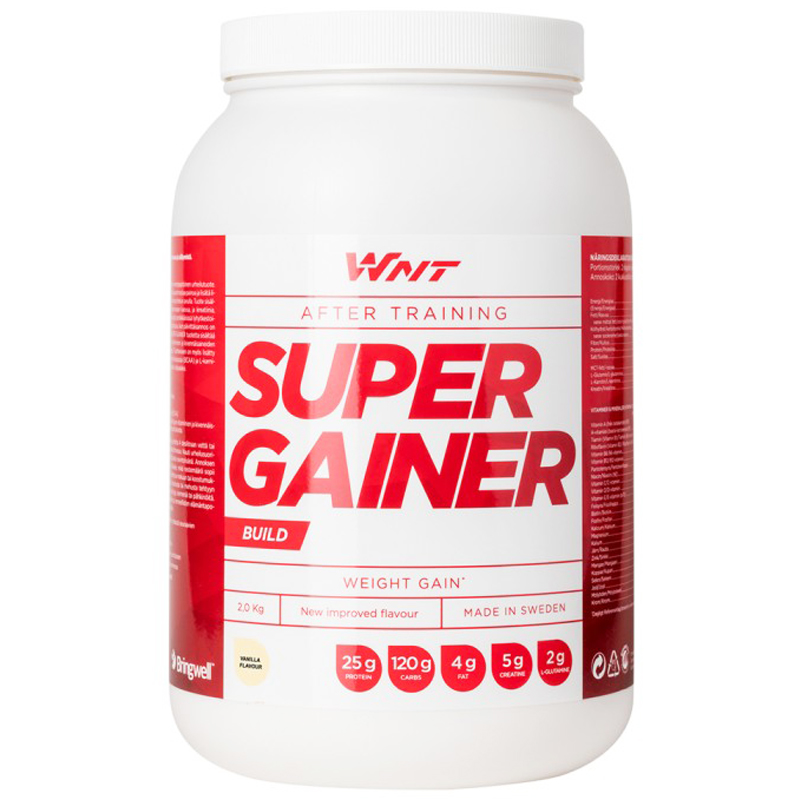 Proteinpulver "Super Gainer" Vanilj 2kg - 50% rabatt