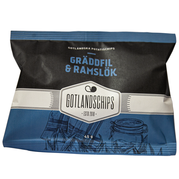Gotlandschips Gräddfil Ramslök 45g