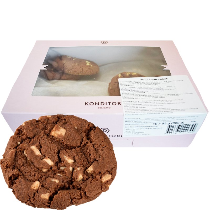 Kakor med vita chokladbitar 16-pack - 23% rabatt