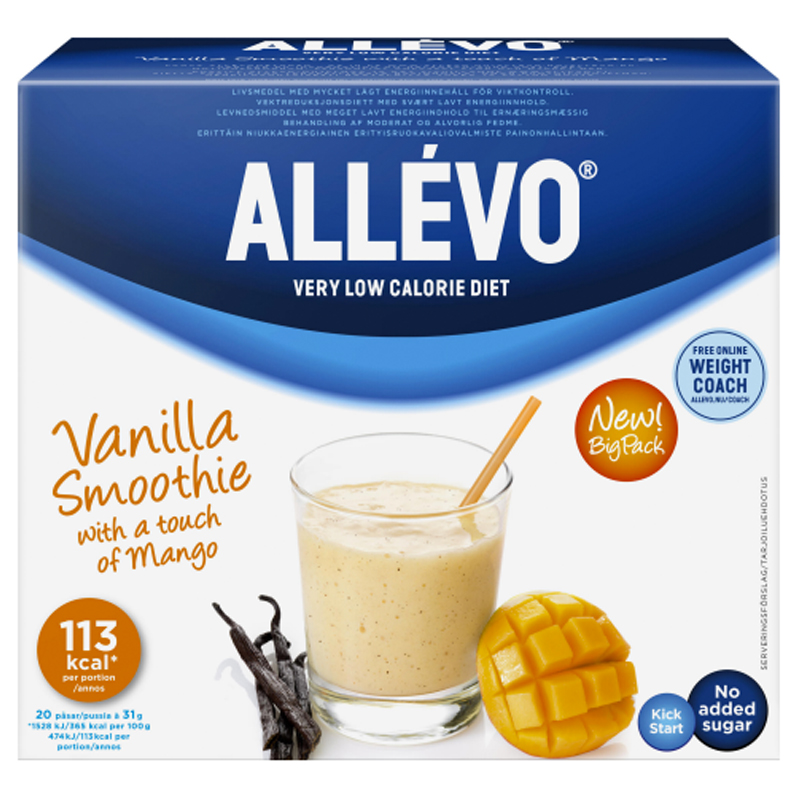 Måltidsersättning Smoothie "Vanilla" 20 x 31g - 60% rabatt