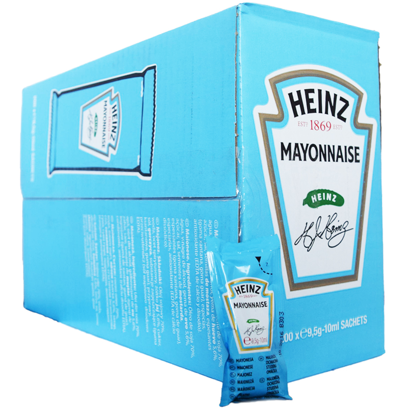 Hel Låda Majonnäs Portionsförpackningar 200 x 10ml - 67% rabatt
