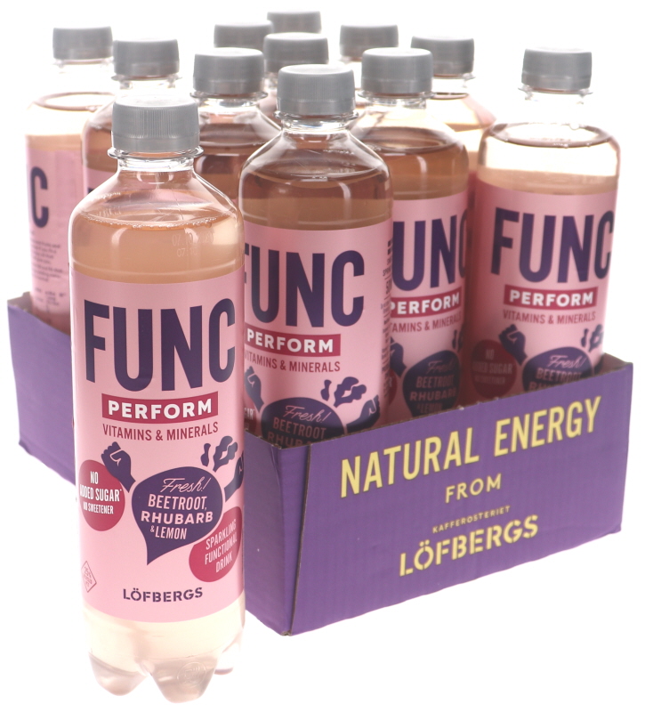 Energidryck Citron, Rabarber & Rödbetor 12-pack - 75% rabatt