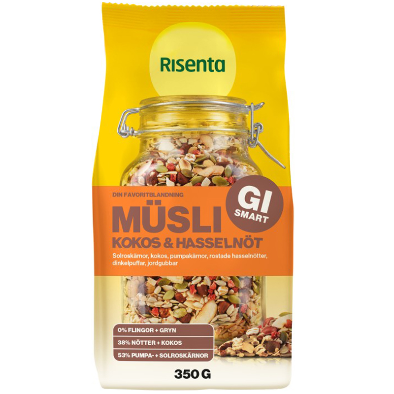 Müsli Kokos & Hasselnöt 350g - 44% rabatt