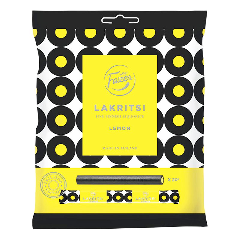 Fyllda lakrisstickor Citron - 43% rabatt