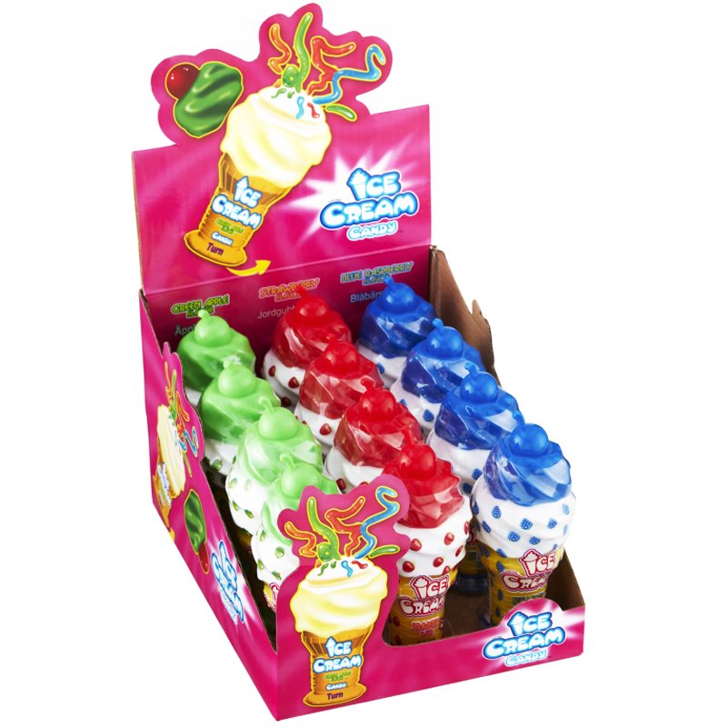 Hel Låda Godis "Ice Cream" 12 x 19ml - 55% rabatt