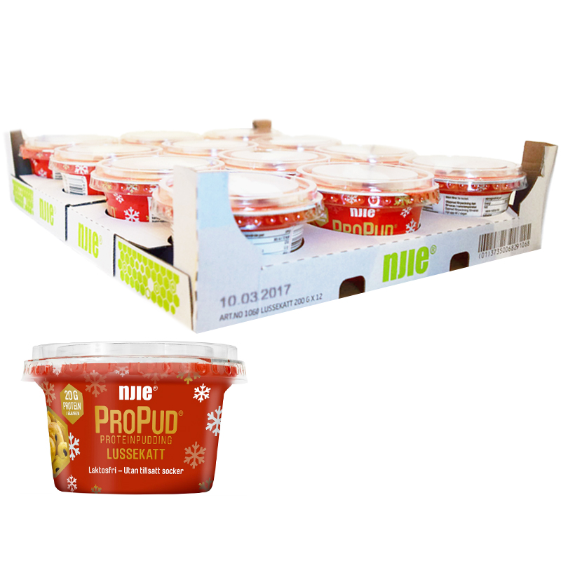 Proteinpudding Lussekatt 12-pack - 84% rabatt