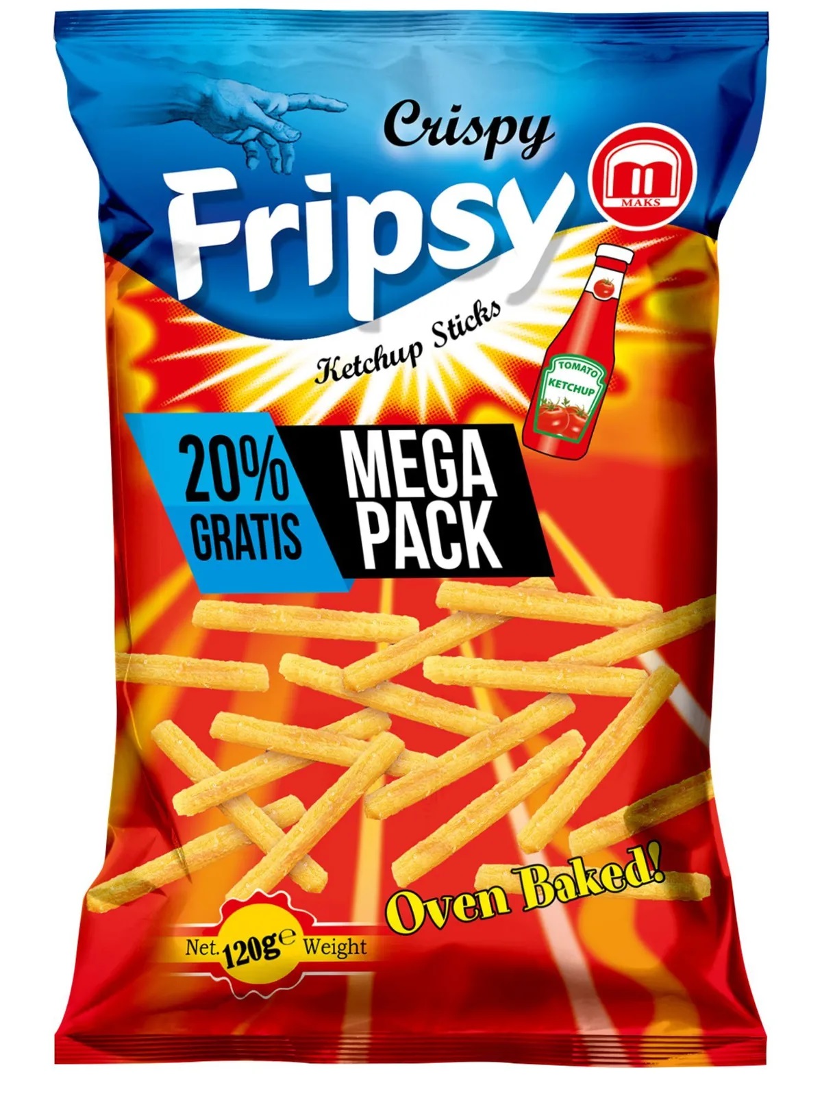 Crispy Fripsy Ketchup 120g