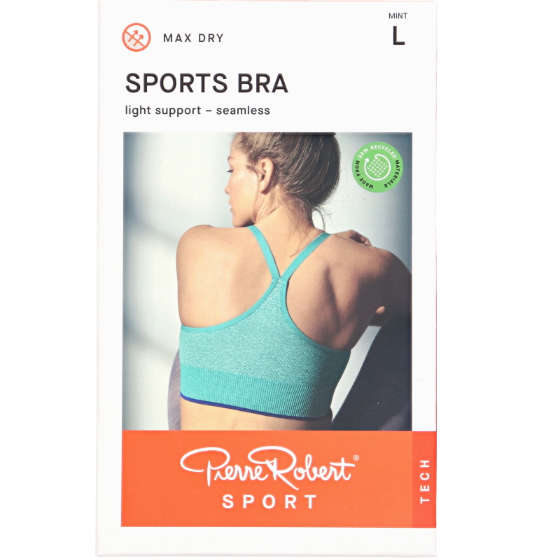 Sport-BH Light Mint Stlk L - 65% rabatt