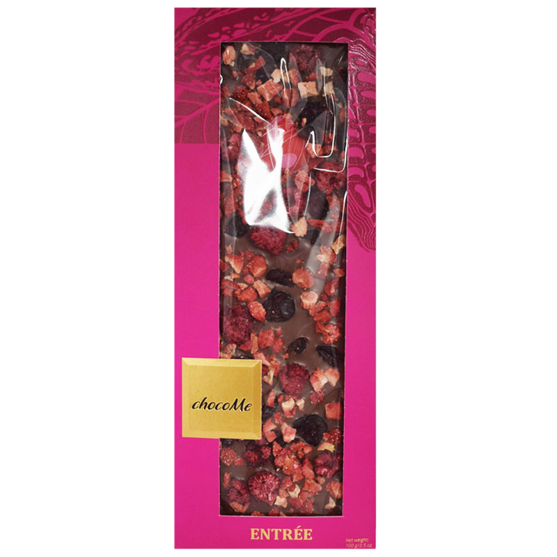 Chokladkaka Tranbär, Jordgubb & Hallon 100g - 80% rabatt