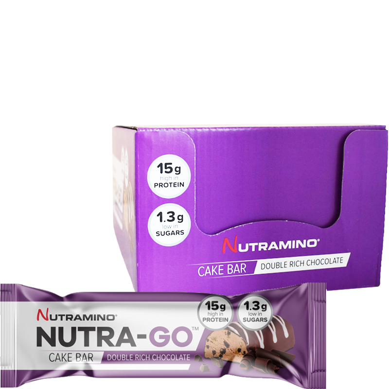 Hel Låda Proteinbars "Cake Double Rich Chocolate" 12 x 57g - 69% rabatt