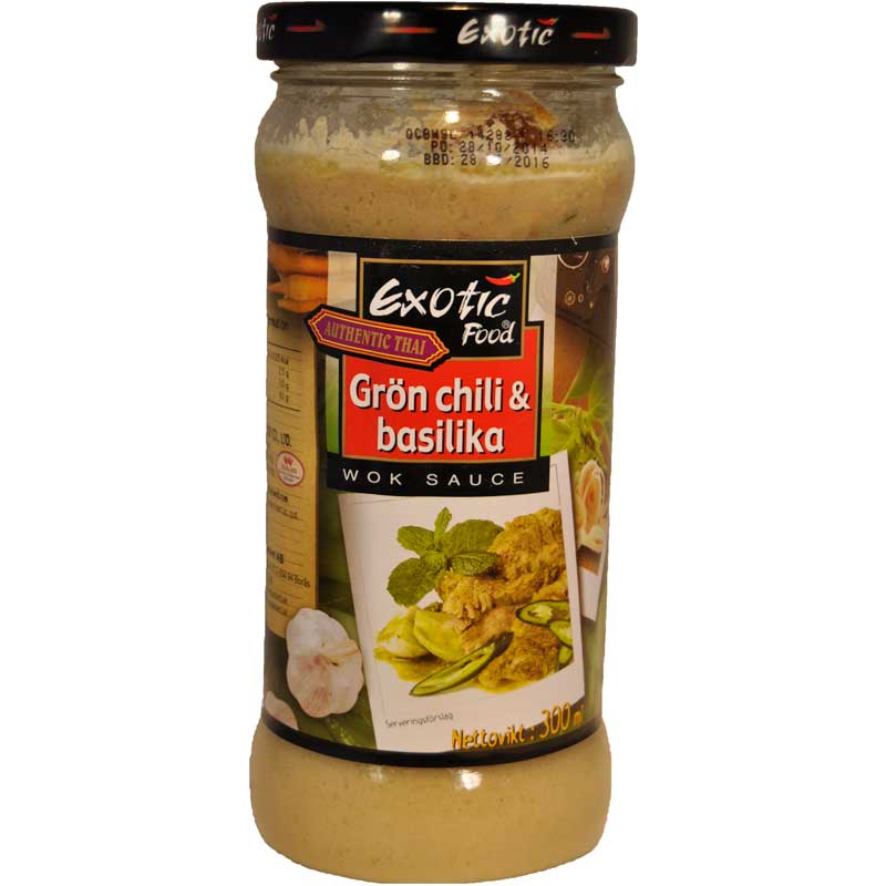 Woksås Grön chili/Basilika - 42% rabatt