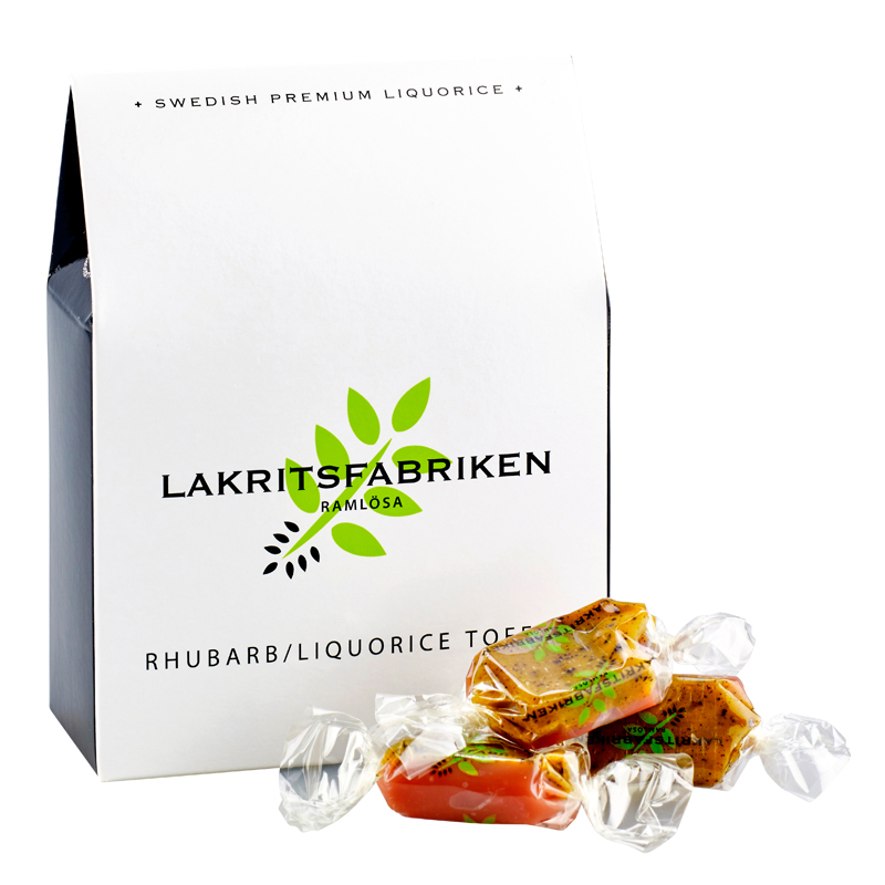 Rabarber- Lakritskola 100g - 42% rabatt