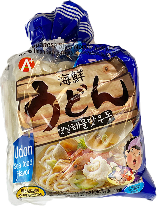 Hosan A+ Udon Noodles Seafood Flavor 3-pack 660g