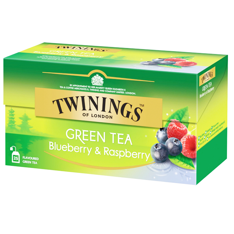 Te Grönt "Blueberry & Raspberry" 25-pack - 57% rabatt