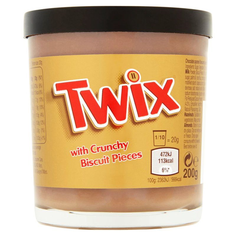 Twix "Spread With Crunchy Biscuit" 200g - 26% rabatt