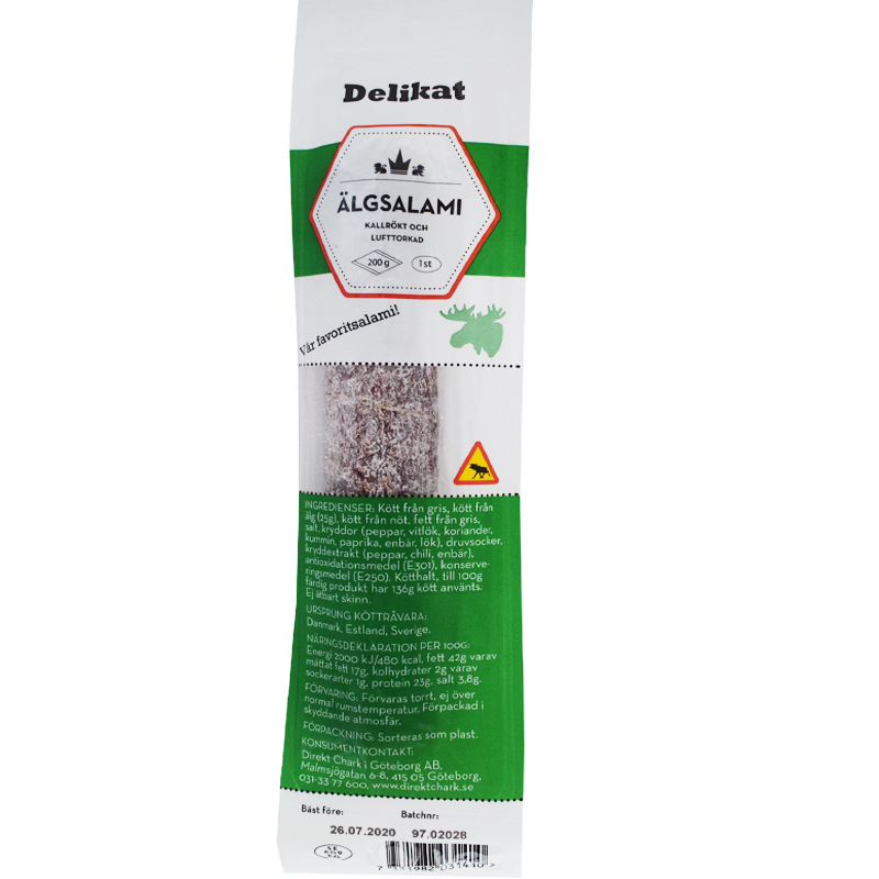 Älgsalami - 42% rabatt