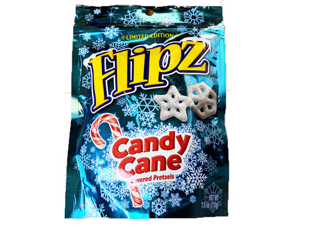 Flipz Candy Cane Pretzel Snowflakes 212g