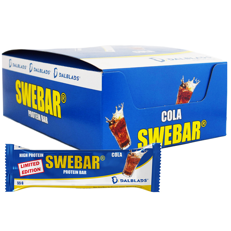 Hel Låda Proteinbars Cola 20 x 55g - 55% rabatt
