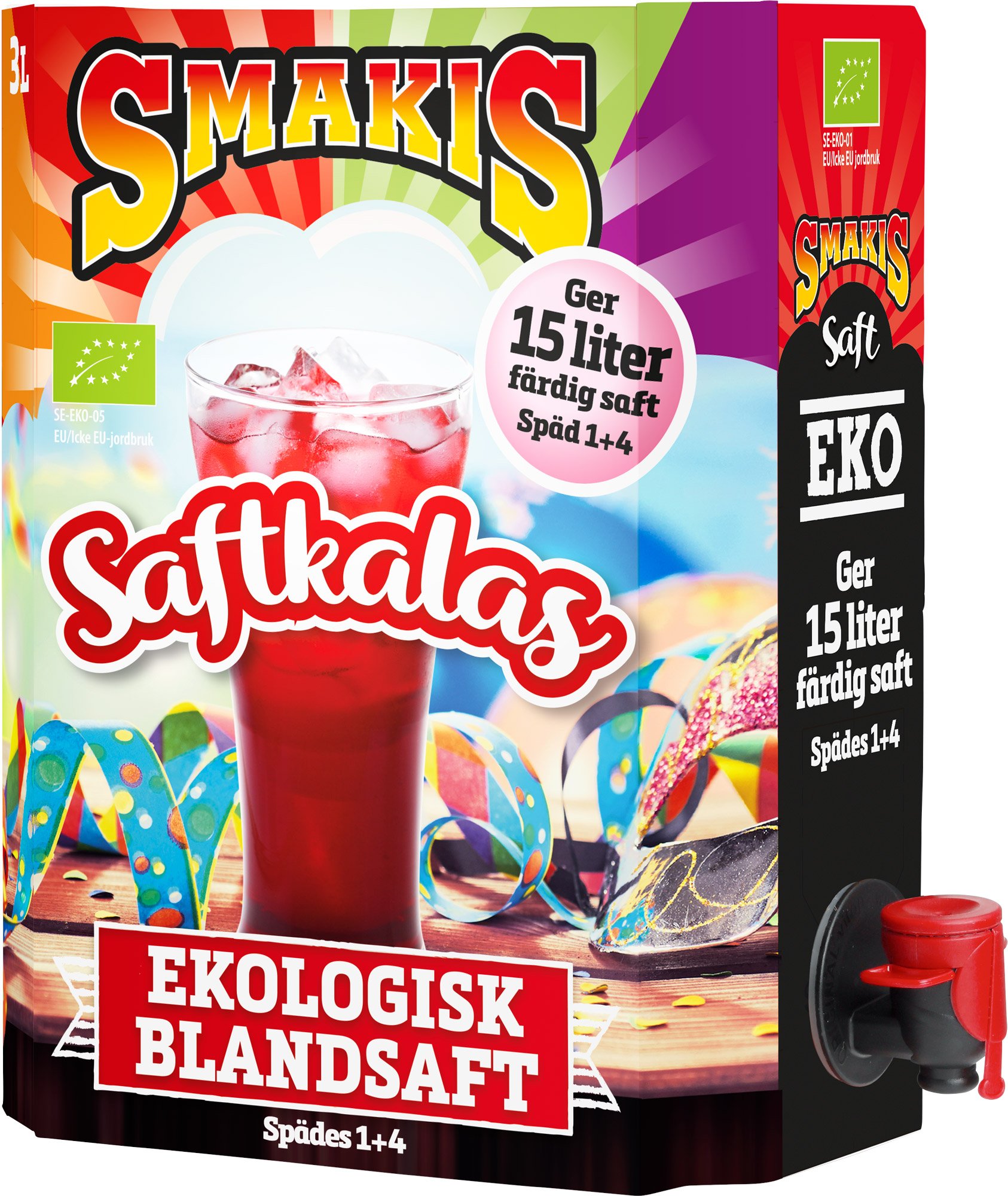 Eko Blandsaft Smakis koncentrat - 24% rabatt