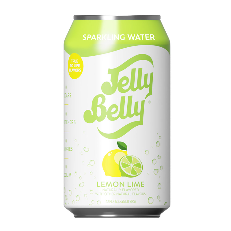 Jelly Belly Sparkling Water Lemon Lime 355ml