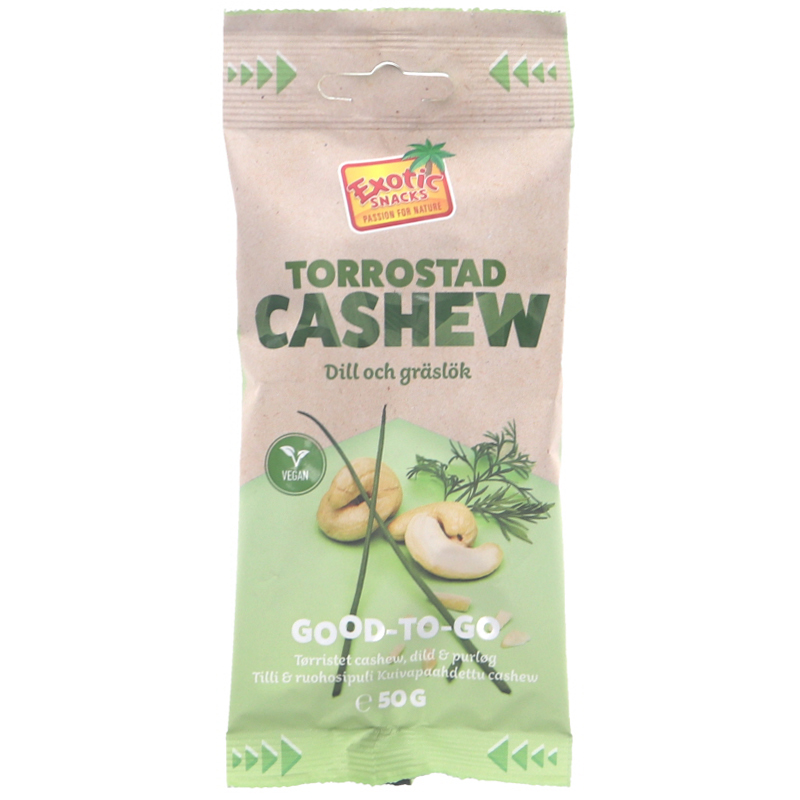 Cashewnötter Torrostade Dill & Gräslök - 25% rabatt