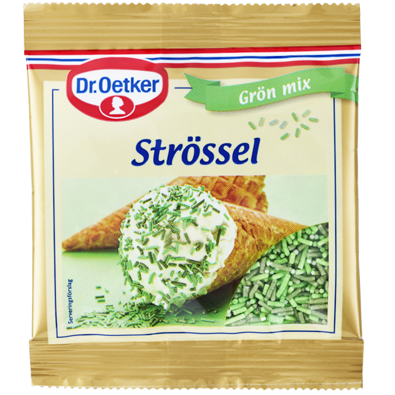 Strössel Grön Mix 20g - 29% rabatt
