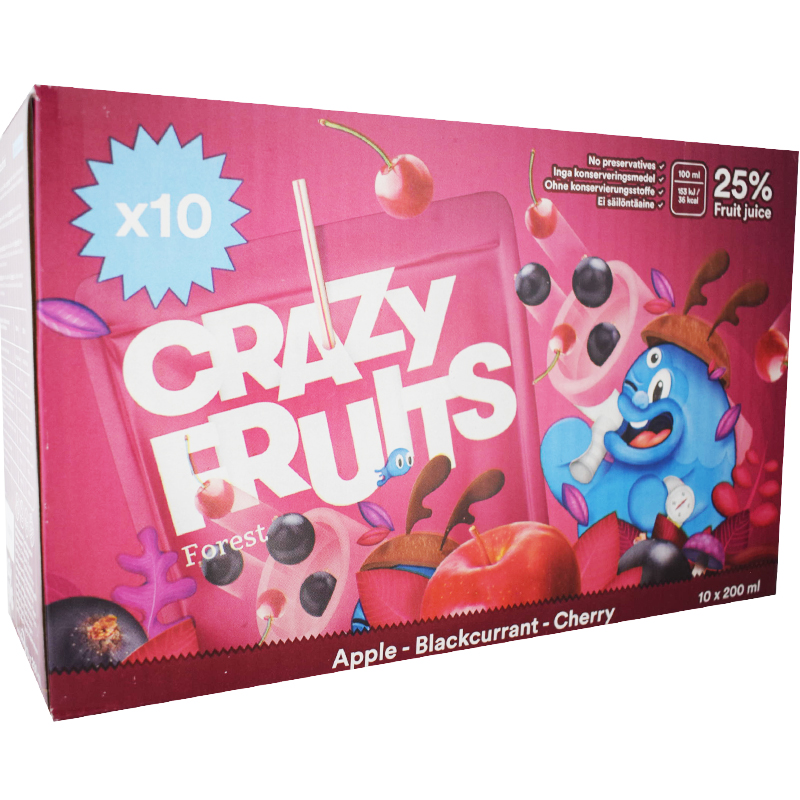 Crazy Fruits Forest 10 x 20cl - 37% rabatt