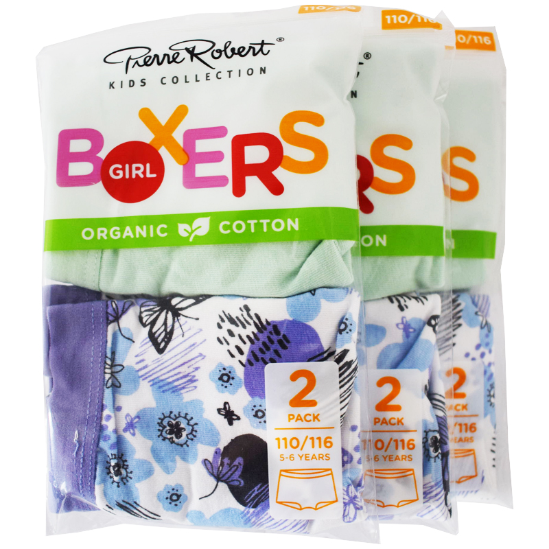 Trosor Boxers Barn 110-116 Lila & gröna 6-pack - 46% rabatt