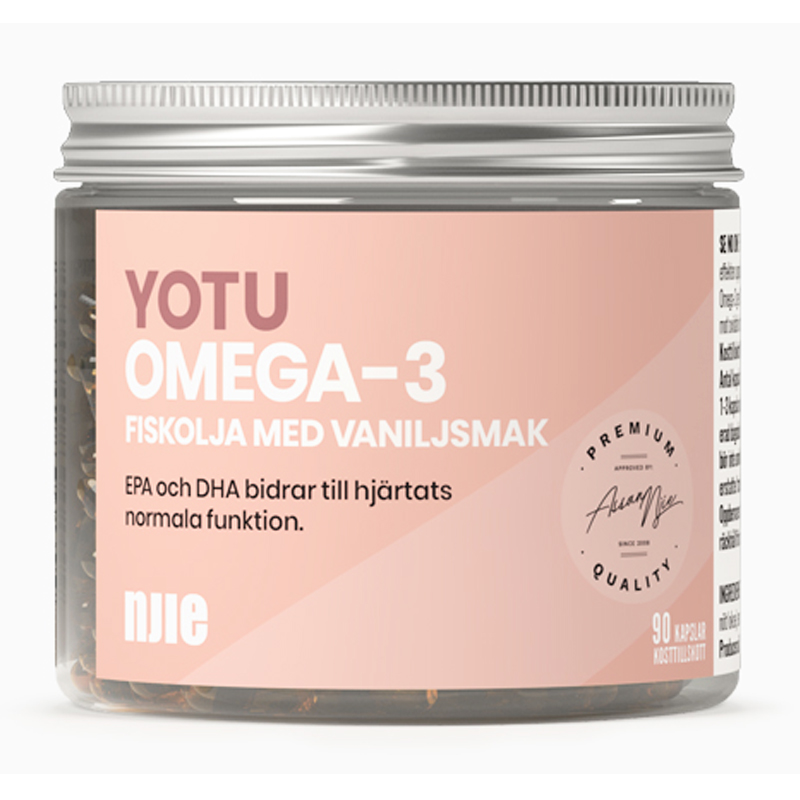 Omega-3 Vanilj 90 kapslar - 40% rabatt