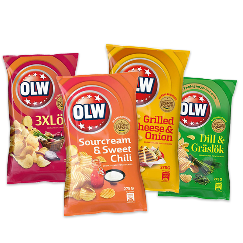 4-pack OLW Chips - 44% rabatt