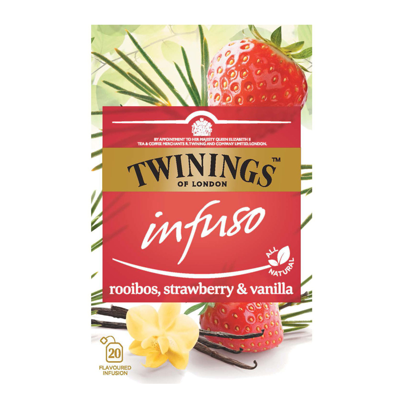 Te "Strawberry & Vanilla" 20 x 2g - 33% rabatt