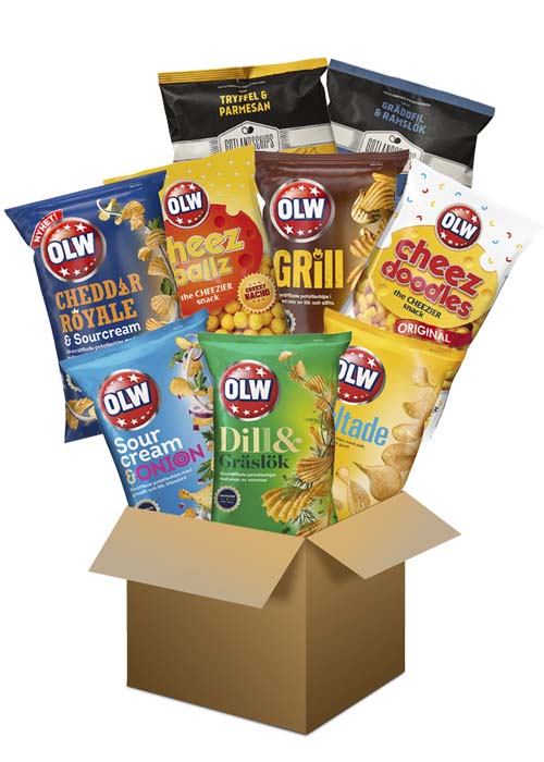 Snacksbox - 9 påsar