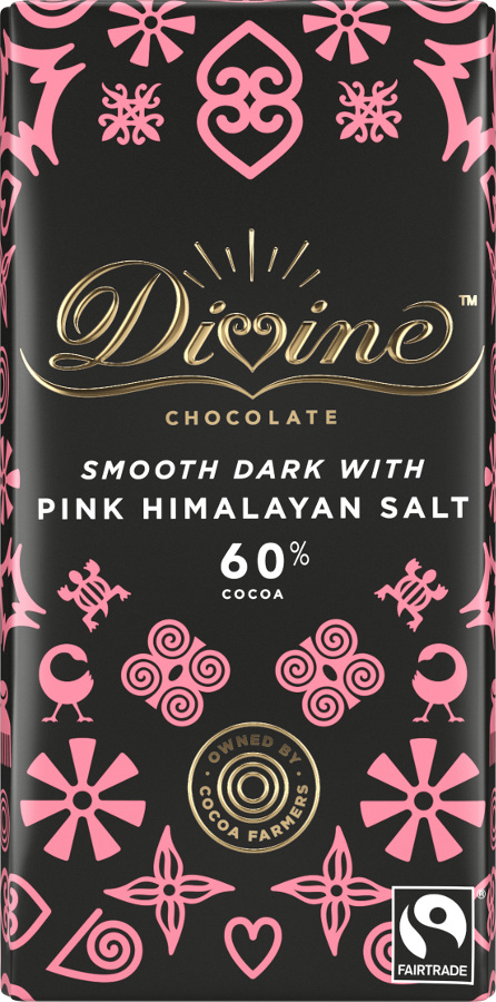 Divine Chocolate Dark Chocolate & Sea Salt 90g