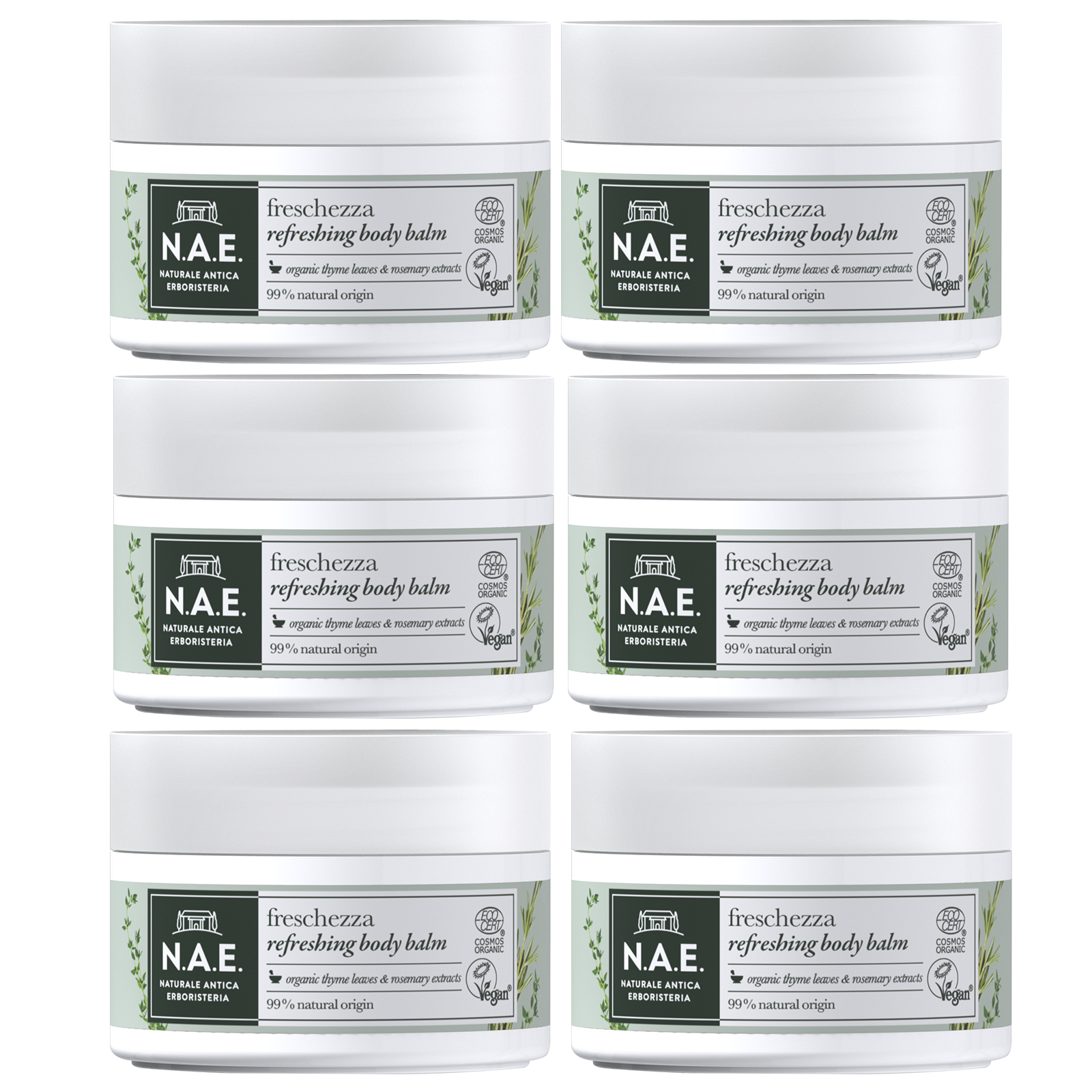 Body Balm Freschezza Refreshing 6-pack - 83% rabatt