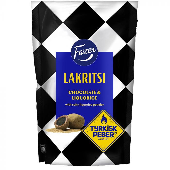 Fazer Lakritsi Choco Tyrkisk Peber 135g