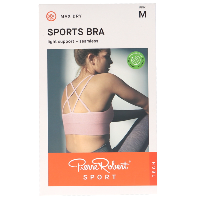 Sport-BH Light Pink Scent Stlk M - 65% rabatt