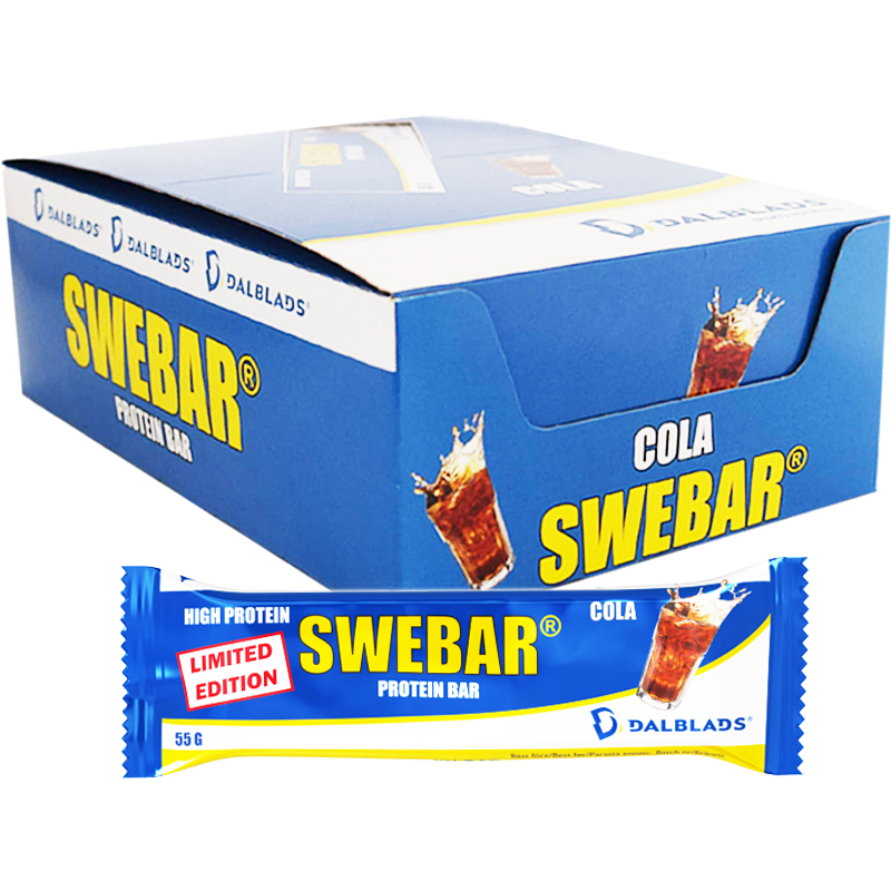 Hel Låda Proteinbars Cola 20 x 55g - 55% rabatt