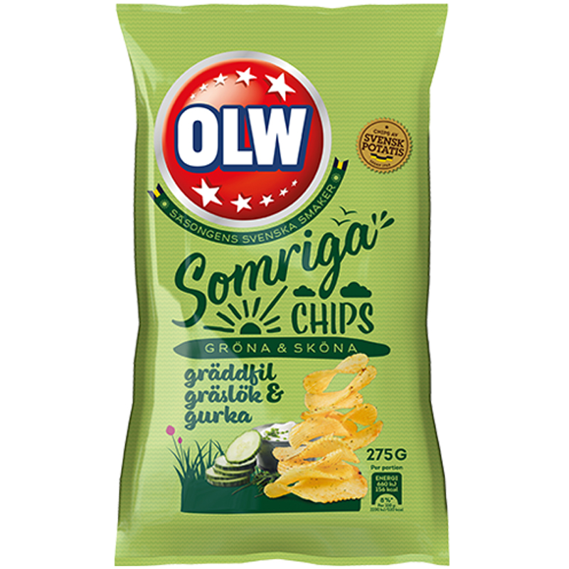 Chips Gräddfil, Gurka & Gräslök - 50% rabatt