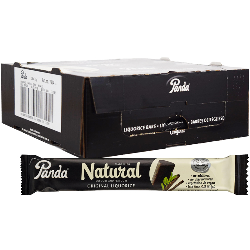 Hel Låda Lakritsstänger 36 x 32g - 58% rabatt