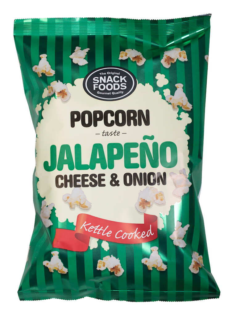 Snacks Food Jalapeno Cheese & Onion Popcorn 65g
