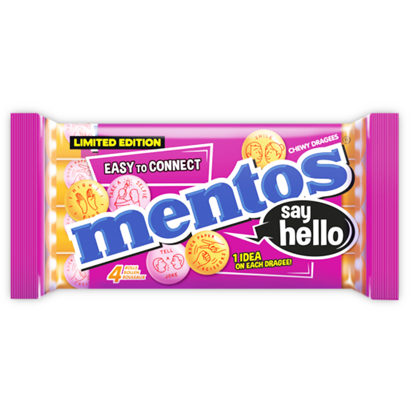 Godis "Mentos Say Hello" 3 x 37,5g - 32% rabatt