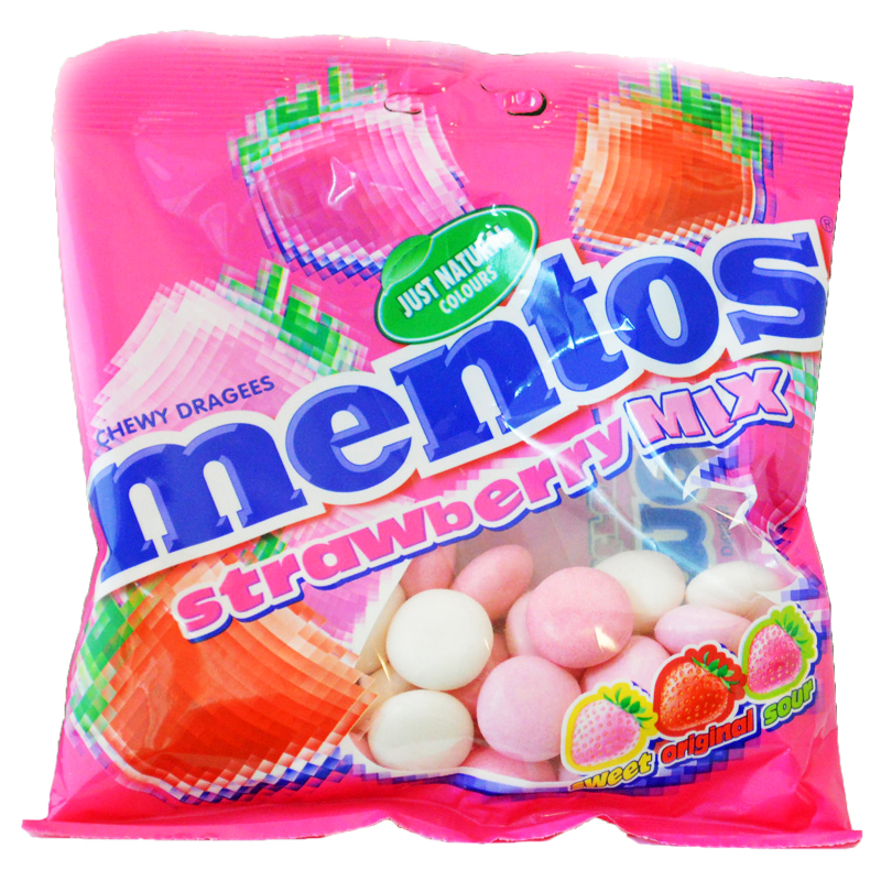 Mentos Bags Strawberry - 40% rabatt