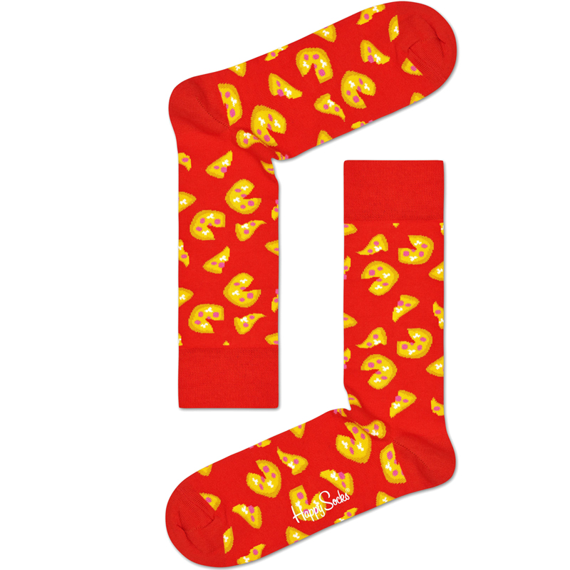 Pizza Sock Röd Stl 41-46 - 40% rabatt